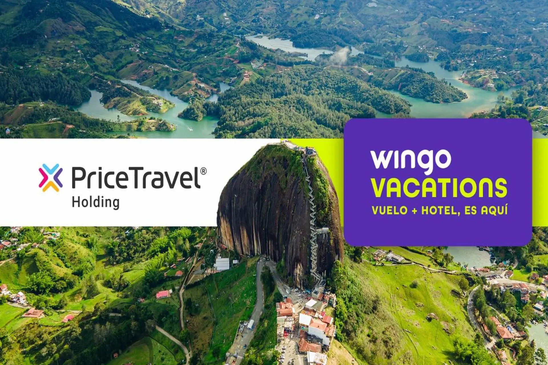 Wingo se alía a PriceTravel Holding y lanza Wingo Vacations