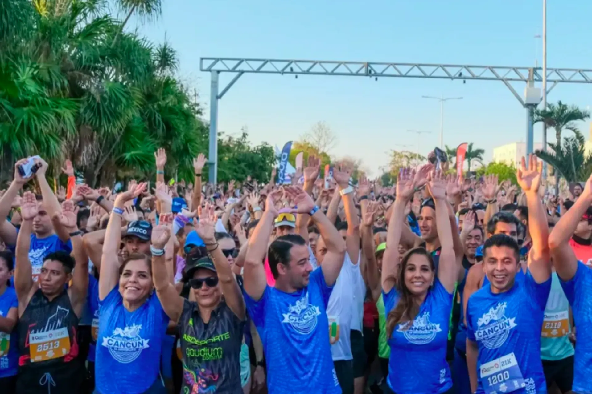 El 54 aniversario de Cancún fue celebrado con el Medio Maratón